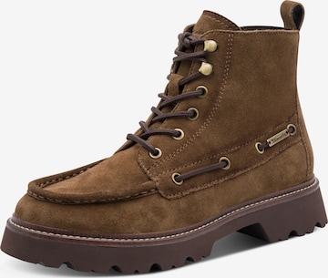 Bottines à lacets Tamaris en marron : devant