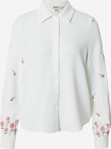 ONLY Bluzka 'ONLKRISS' w kolorze biały: przód