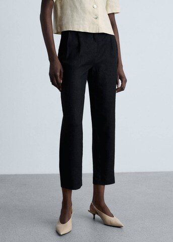 MANGO Regular Hose 'Mia-w' in Schwarz: Vorderseite