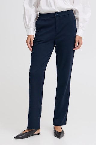 Fransa - Slimfit Calças em azul: frente