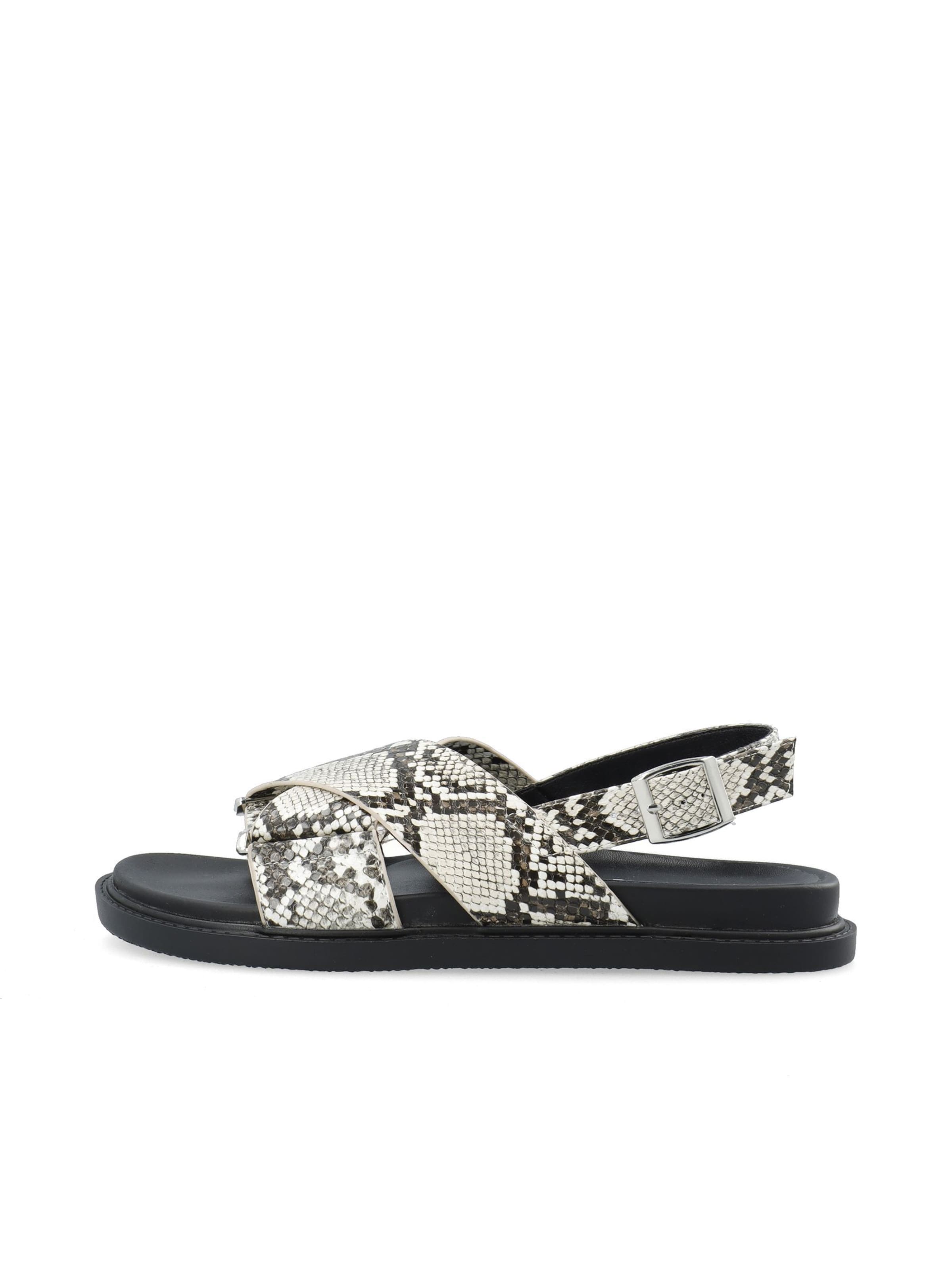 Sandales à lanières 'Oslo' Bianco en blanc : devant