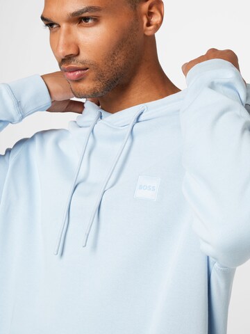 Sweat-shirt 'Wetalk' BOSS en bleu