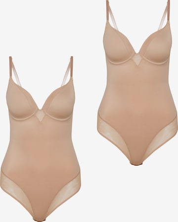 Body ' True Shape Sensation ' TRIUMPH en beige : devant