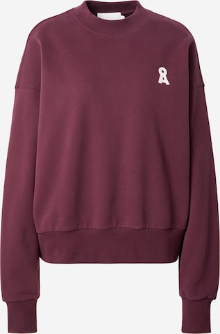 Sweat-shirt 'ALIZAA' ARMEDANGELS en violet : devant