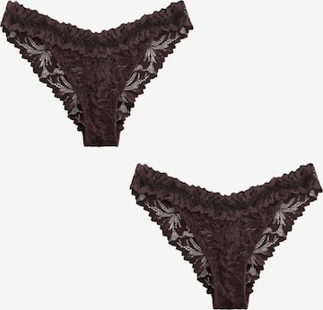 NextTanga gaćice - smeđa boja: prednji dio