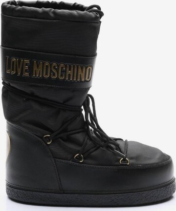 Love Moschino Dress Boots in 38 in Black: front