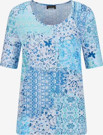 T-shirt Goldner en bleu : devant