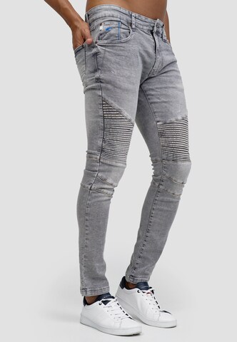 INDICODE JEANS Slimfit Jeans in Grijs