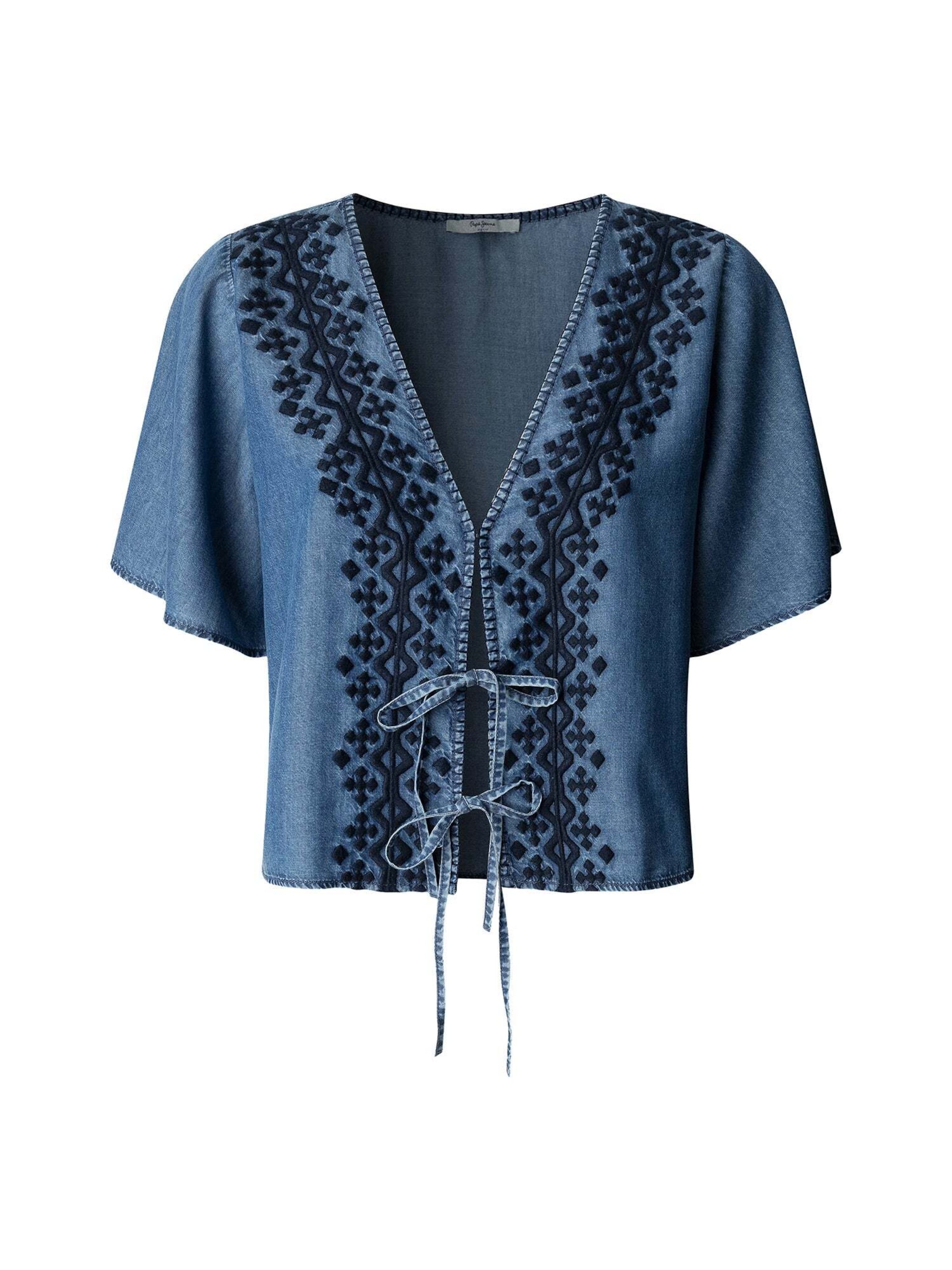 Pepe Jeans Blouse 'Cleo' in Blauw: voorkant