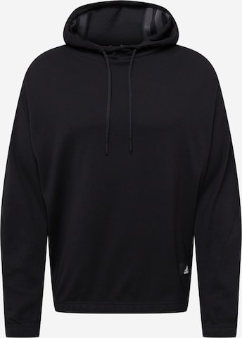 ADIDAS PERFORMANCE Αθλητική μπλούζα φούτερ σε μαύρο: μπροστά
