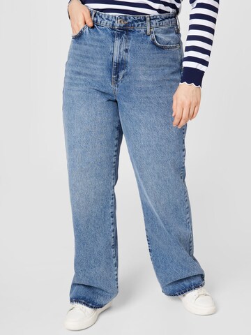 Vero Moda Curve Wide leg Jeans 'Rebecca' in Blue: front