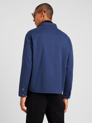 BLEND Regular fit Button Up Shirt in Blue