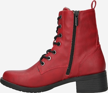 MUSTANG Stiefelette in Rot