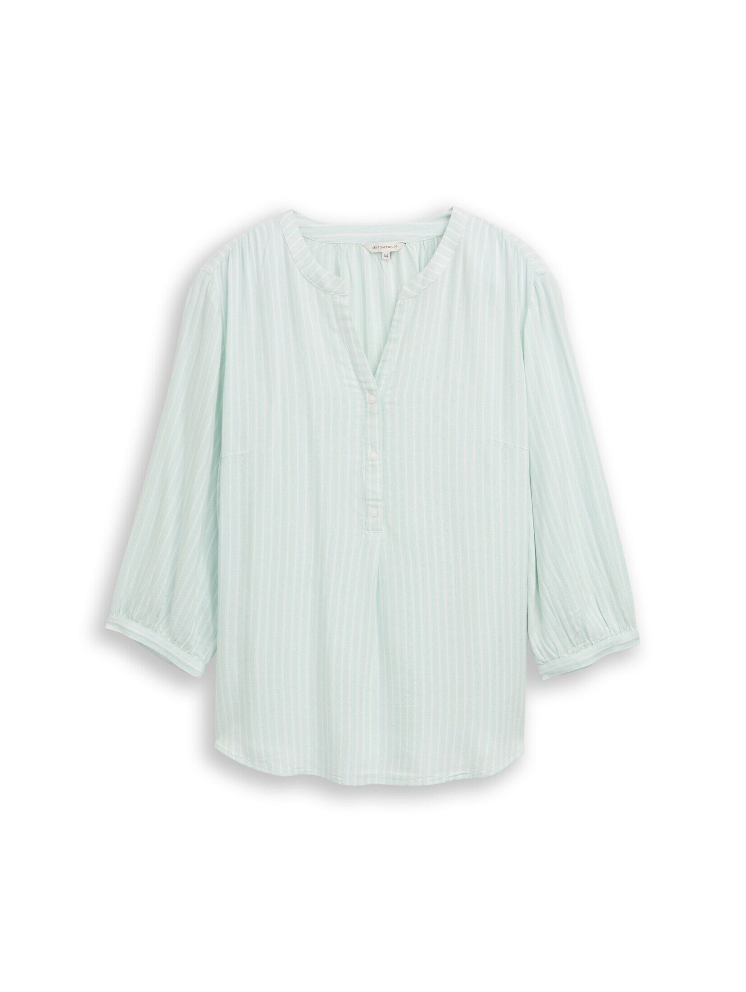 Tom Tailor Women + Blouse in Groen: voorkant