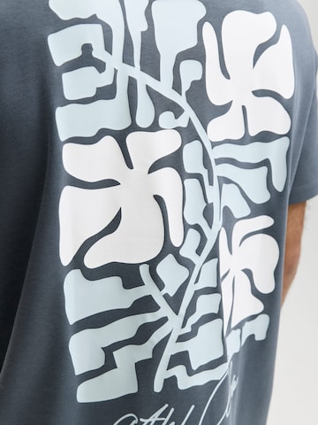 JACK & JONES Shirt 'Abstract' in Grey