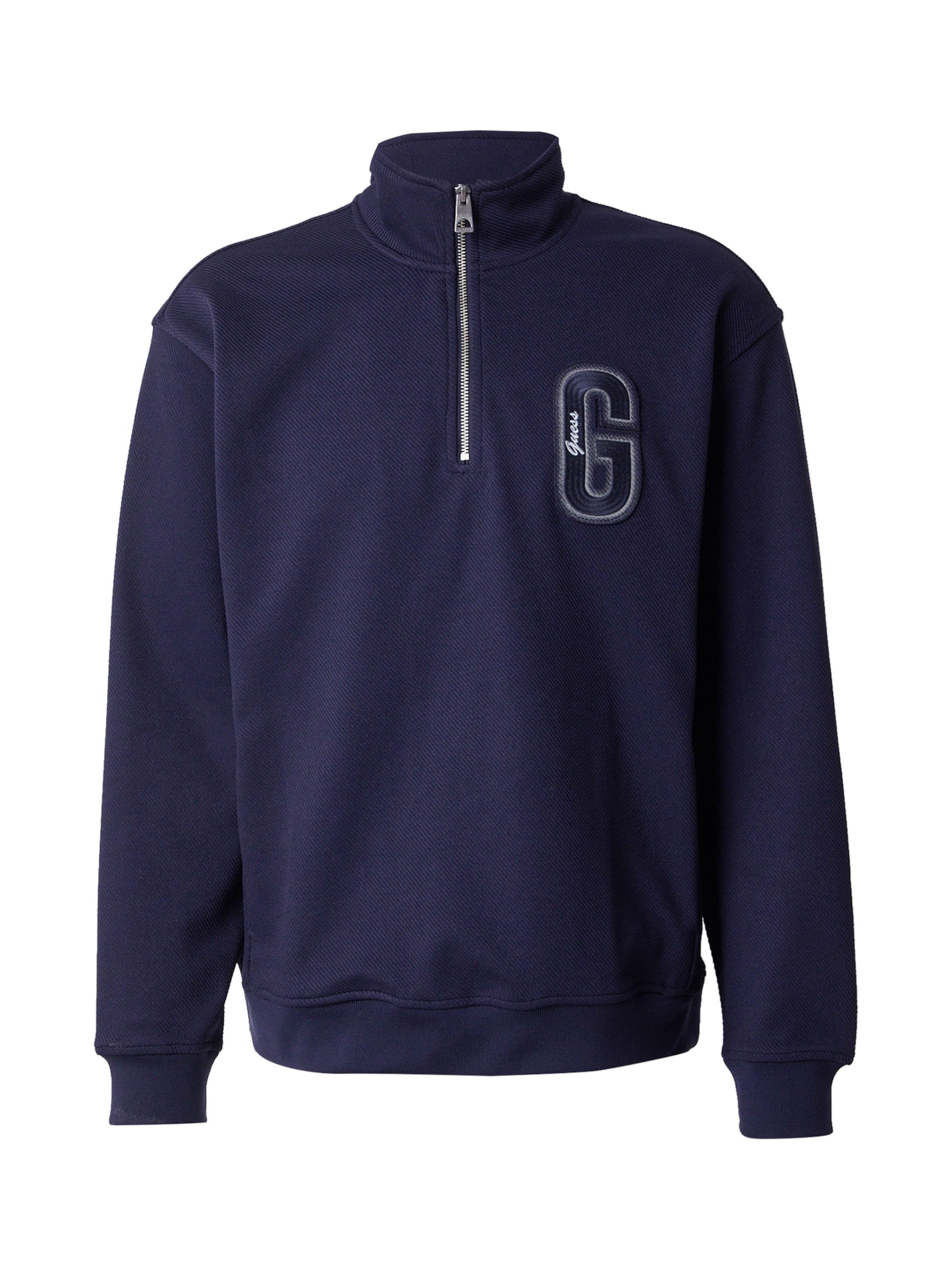 GUESS Sweatshirt 'HARRIS' i blå: framsida