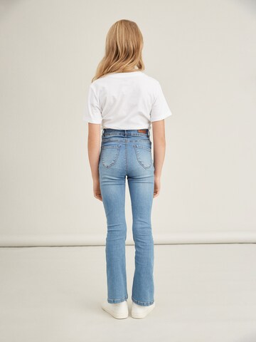 NAME IT Flared Jeans 'Polly' in Blauw