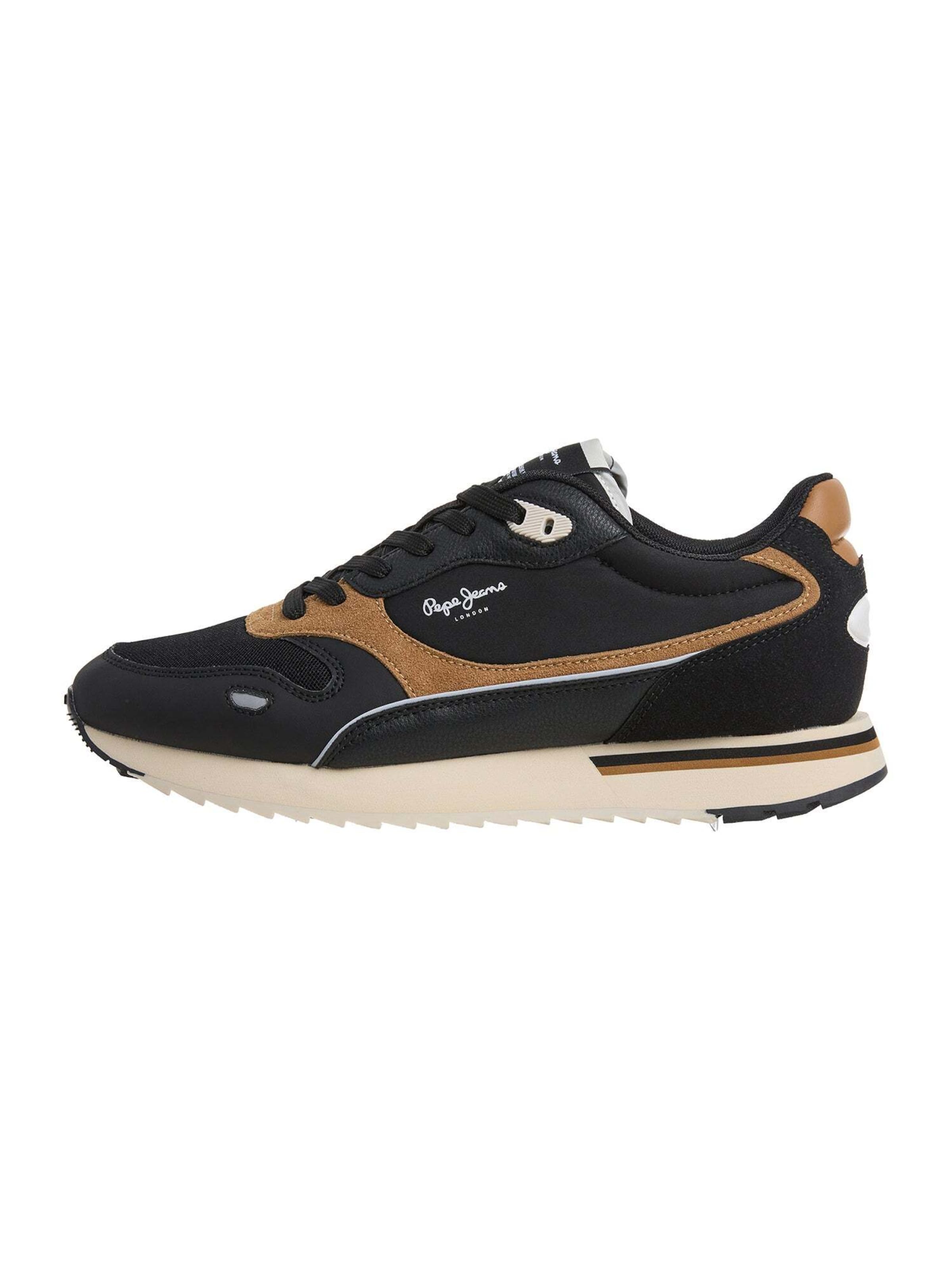 Pepe Jeans Platform trainers 'Bexley Essence' in Black: front