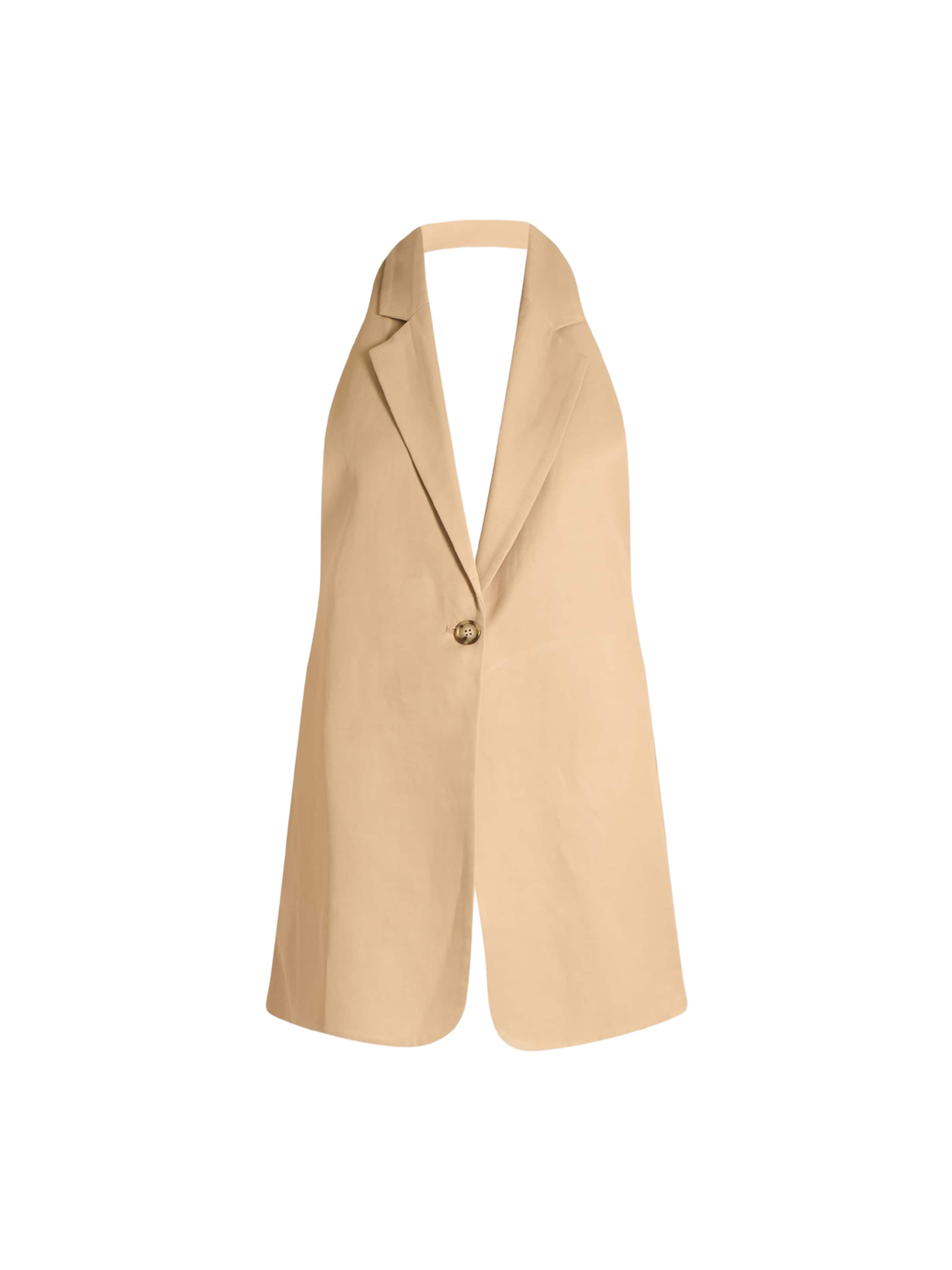 Gilet di ViCOLO in beige: frontale