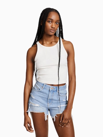 Bershka regular Jeans i blå: forside