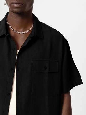 Comfort fit Camicia 'Arlington' di VAMOS CLO in nero
