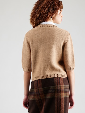 OUI Knit Cardigan in Brown