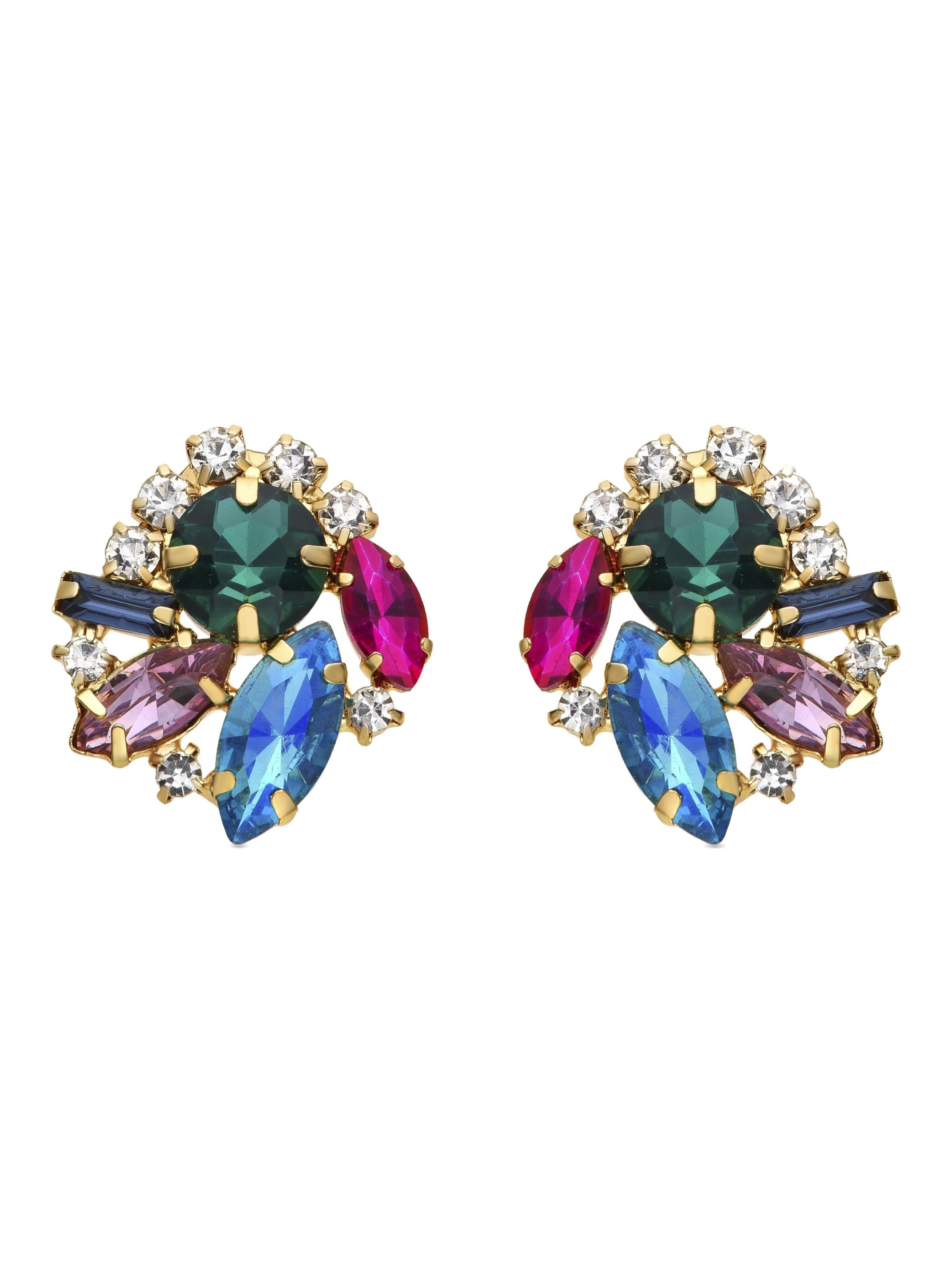 Luxenter Earrings 'Nyuva' in Mixed colors: front