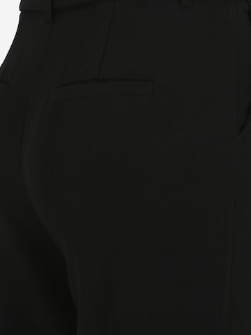 Coupe slim Pantalon 'PCBOSELLA' Pieces Petite en noir