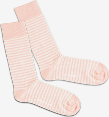 DillySocks Socken  'Blush Ring' in Roze: voorkant
