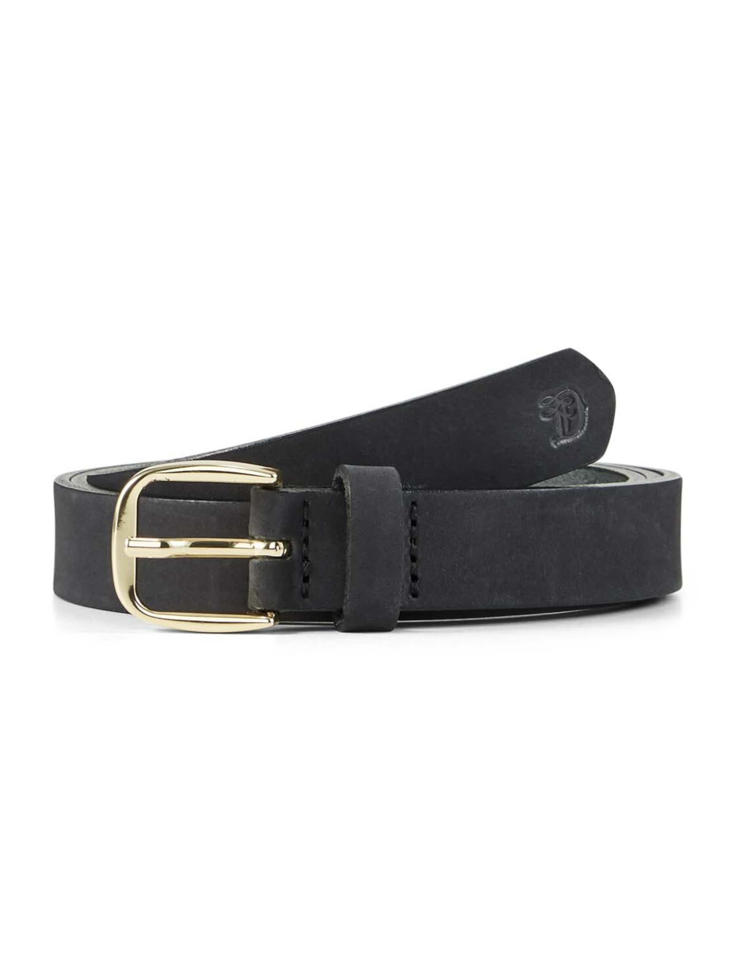 TOM TAILOR Belt 'MEGAN' in Black: front