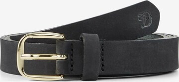 Ceinture 'MEGAN' TOM TAILOR en noir : devant