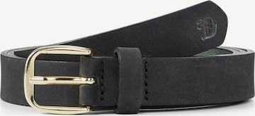 TOM TAILOR Belt 'MEGAN' in Black: front