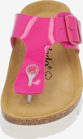 Palado T-Bar Sandals 'Kos' in Pink