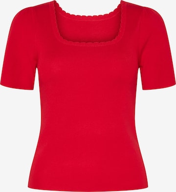 Pullover 'PCJuline' di PIECES in rosso: frontale