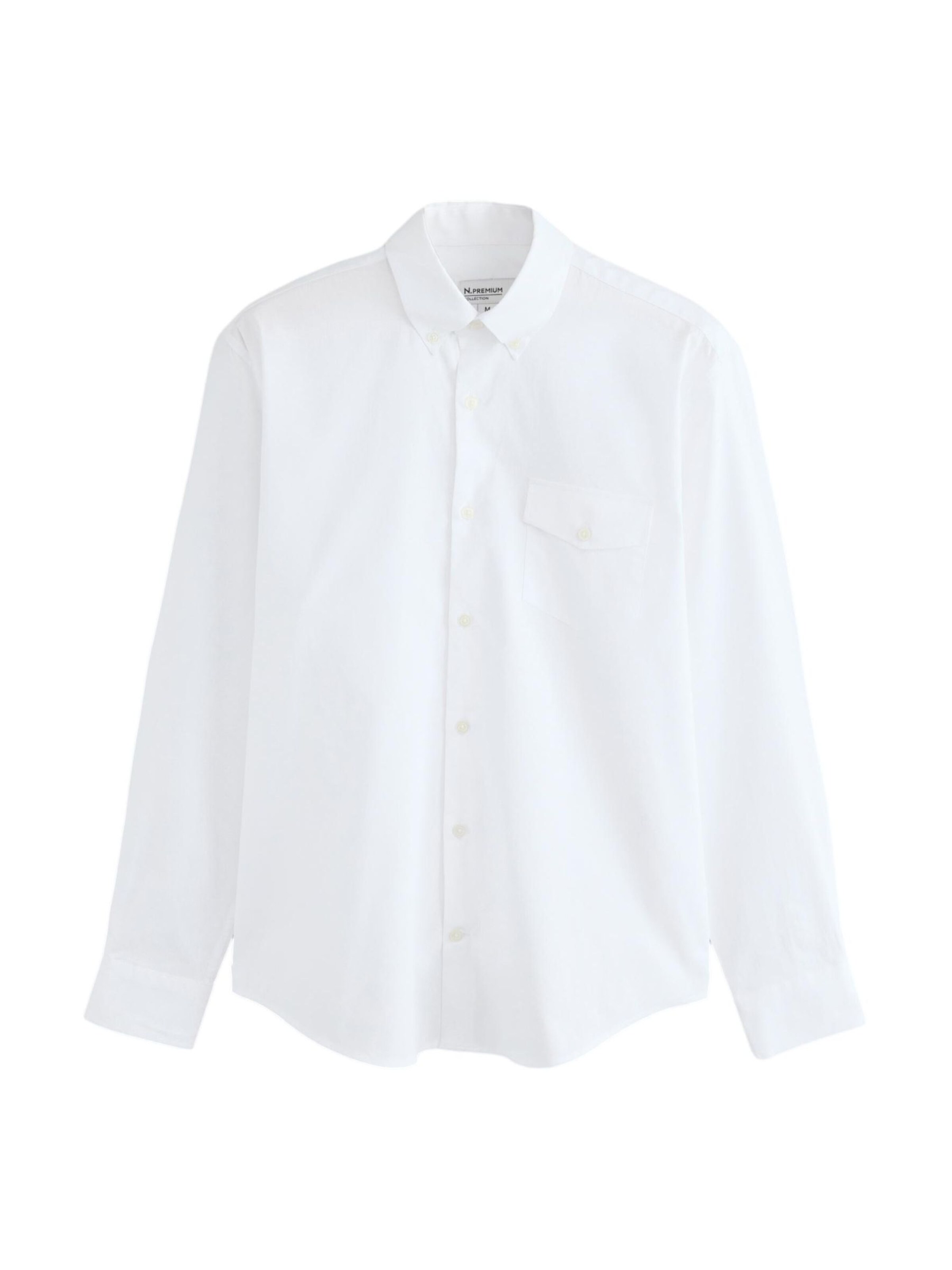 Next Button Up Shirt 'Archive' in S in White, Item view