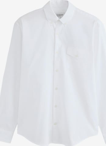 Next Regular fit Button Up Shirt 'Archive' in White: front