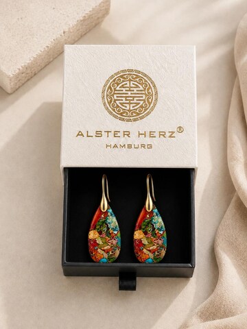 Alster Herz Earrings 'Valencia' in Gold