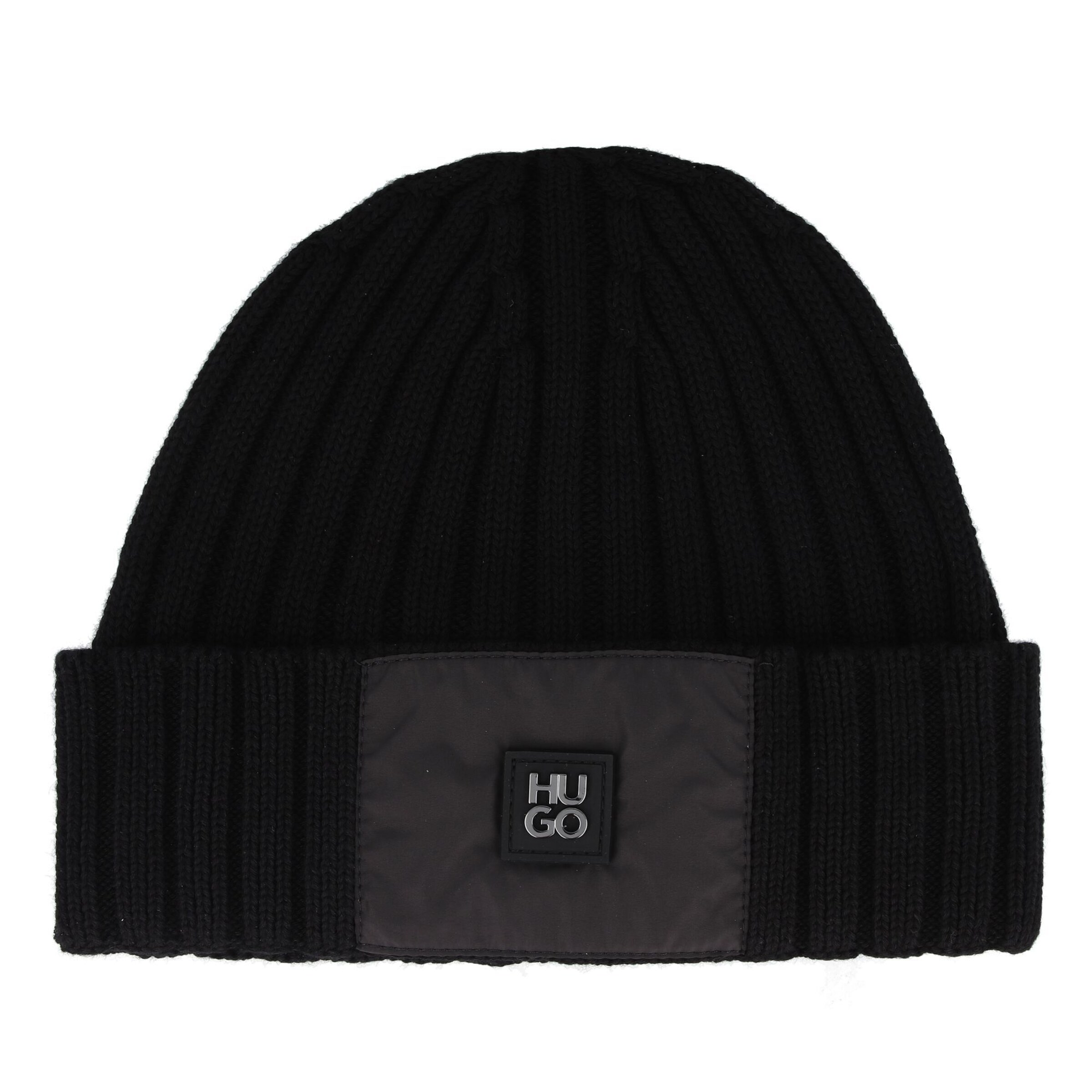 HUGO Beanie 'Xofor' in Black: front