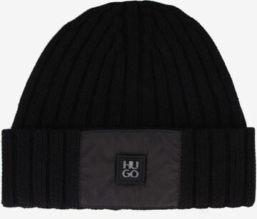 HUGO Beanie 'Xofor' in Black: front