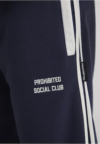 regular Pantaloni di Prohibited in blu