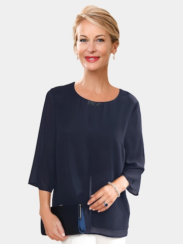 Goldner Blouse in Blauw: voorkant