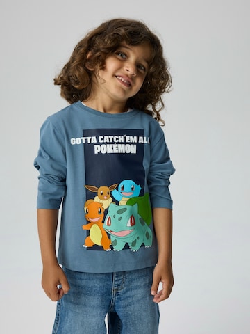 NAME IT Shirts 'NMMSOUTH POKEMON' i blå: forside