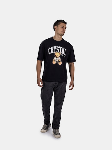 Crystal Paris Shirt 'Teddy'‌‌‌ in Schwarz