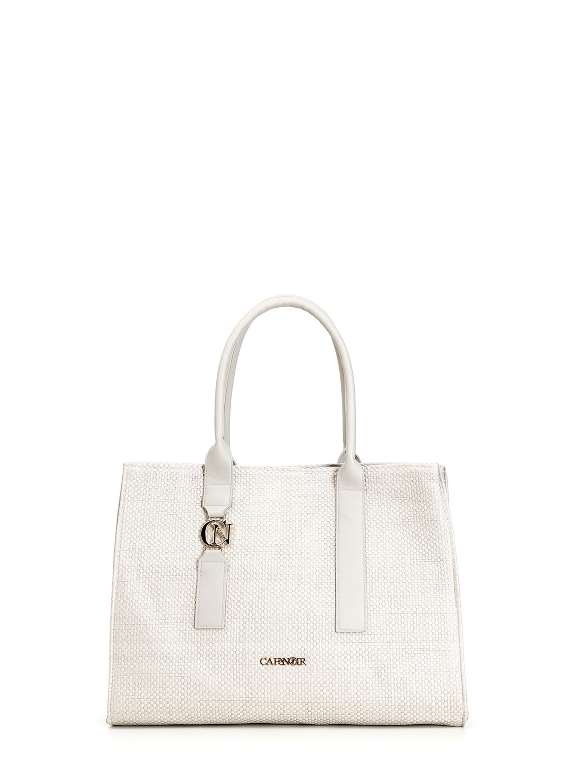 Borsa a sacco di CAFè NOIR in grigio: frontale