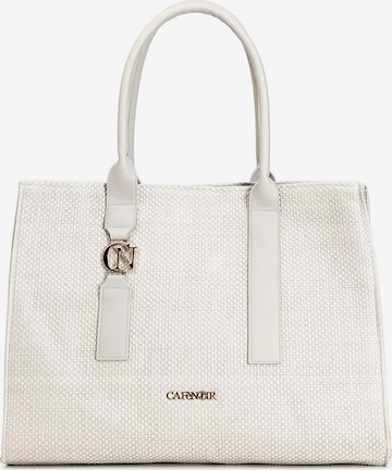 Borsa a sacco di CAFè NOIR in grigio: frontale