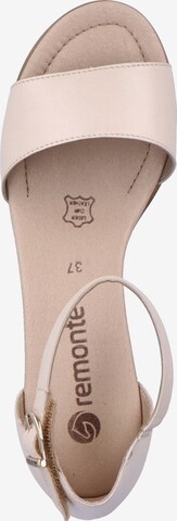 REMONTE Strap Sandals in Beige