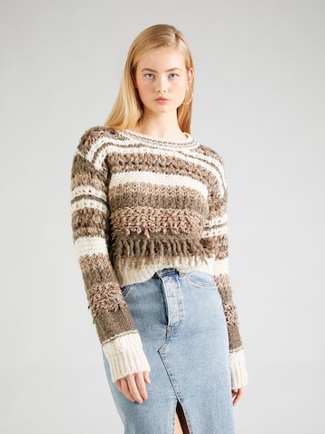 ONLY - Pullover 'FRIGG' em bege: frente