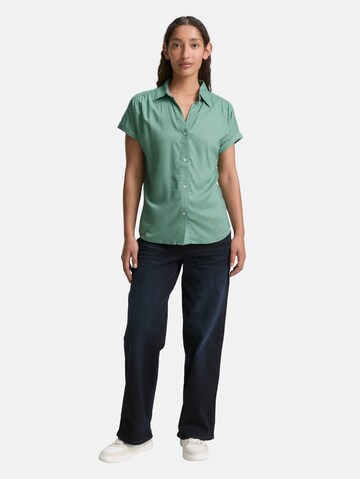 TOM TAILOR Bluse in Grün