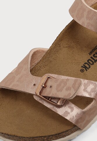 BIRKENSTOCK Отворени обувки 'Rio' в бронз
