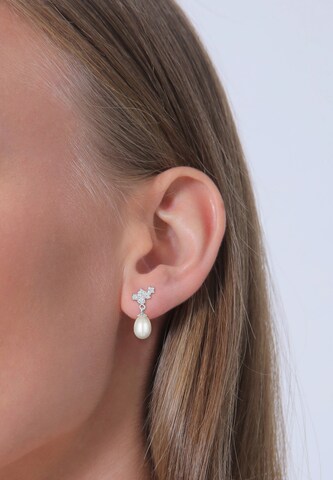 Boucles d'oreilles Elli DIAMONDS en argent : devant